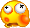 Beaten emoticon (Yellow Face Emoticons)