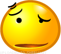 Puzzled emoticon (Yellow Face Emoticons)
