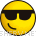 Cool Gum emoticon (Yellow HD emoticons)