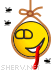 Hanging Dead smiley (Yellow HD emoticons)