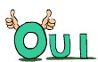 Animated French Oui Text animated emoticon