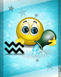 Aquarius Sign emoticon (Zodiac emoticons)