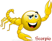 smiley of scorpio zodiac sign