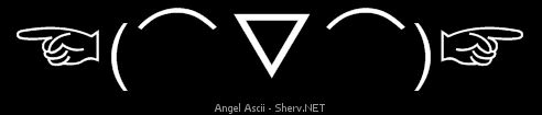 Angel Ascii Inverted