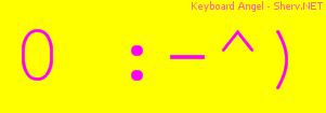 Keyboard Angel Color 3