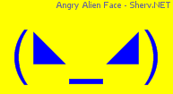 Angry Alien Face Color 1