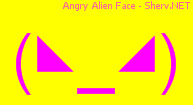 Angry Alien Face Color 3