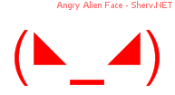 Angry Alien Face 44444444