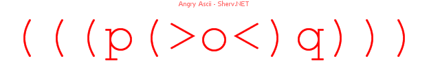 Angry Ascii 44444444