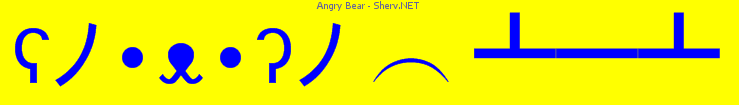 Angry Bear Color 1