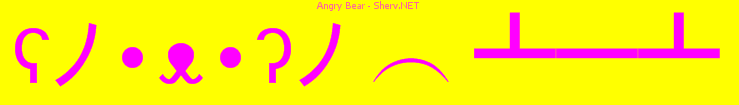 Angry Bear Color 3