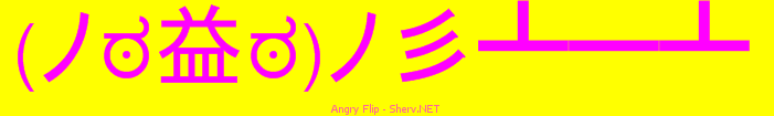 Angry Flip Color 3