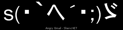 Angry Gmail Inverted