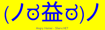 Angry Homer Color 1