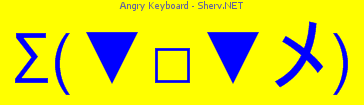 Angry Keyboard Color 1