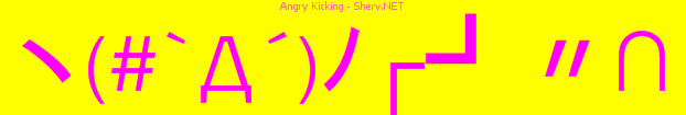 Angry Kicking Color 3