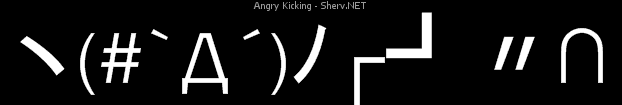 Angry Kicking Inverted