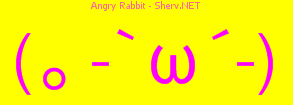 Angry Rabbit Color 3