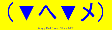 Angry Red Eyes Color 1