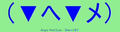 Angry Red Eyes Color 2