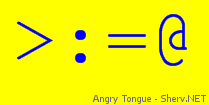 Angry Tongue Color 1