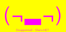 Disappointed Color 3
