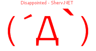 Disappointed 44444444