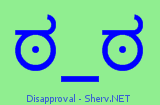 Disapproval Color 2