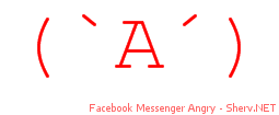 Facebook Messenger Angry 44444444