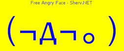 Free Angry Face Color 1