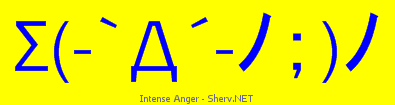 Intense Anger Color 1