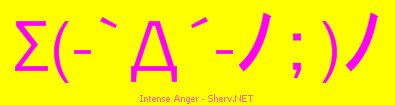 Intense Anger Color 3
