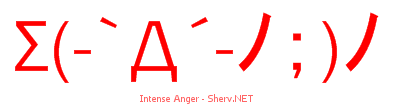 Intense Anger 44444444