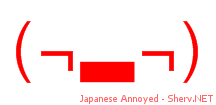 Japanese Annoyed 44444444