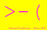 Slanted Eyebrows Color 3