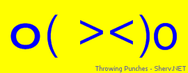 Throwing Punches Color 1