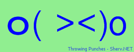 Throwing Punches Color 2