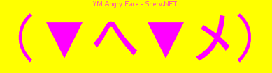 YM Angry Face Color 3