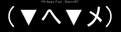 YM Angry Face Inverted