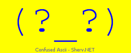 Confused Ascii Color 1