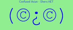 Confused Asian Color 2