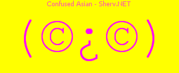 Confused Asian Color 3