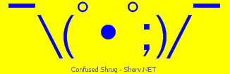 Confused Shrug Color 1