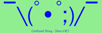 Confused Shrug Color 2
