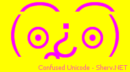 Confused Unicode Color 3