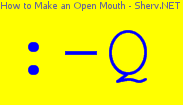 How to Make an Open Mouth Color 1