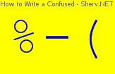 How to Write a Confused Color 1