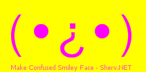 Make Confused Smiley Face Color 3