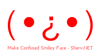 Make Confused Smiley Face 44444444