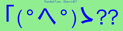 Puzzled Face Color 2